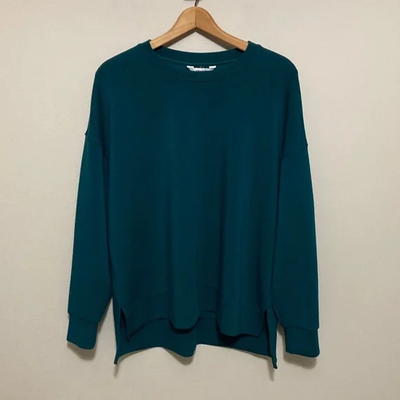 SPANX AirEssentials® Teal Green Crewneck Tunic, Size XL extra large - Picture 2 of 9